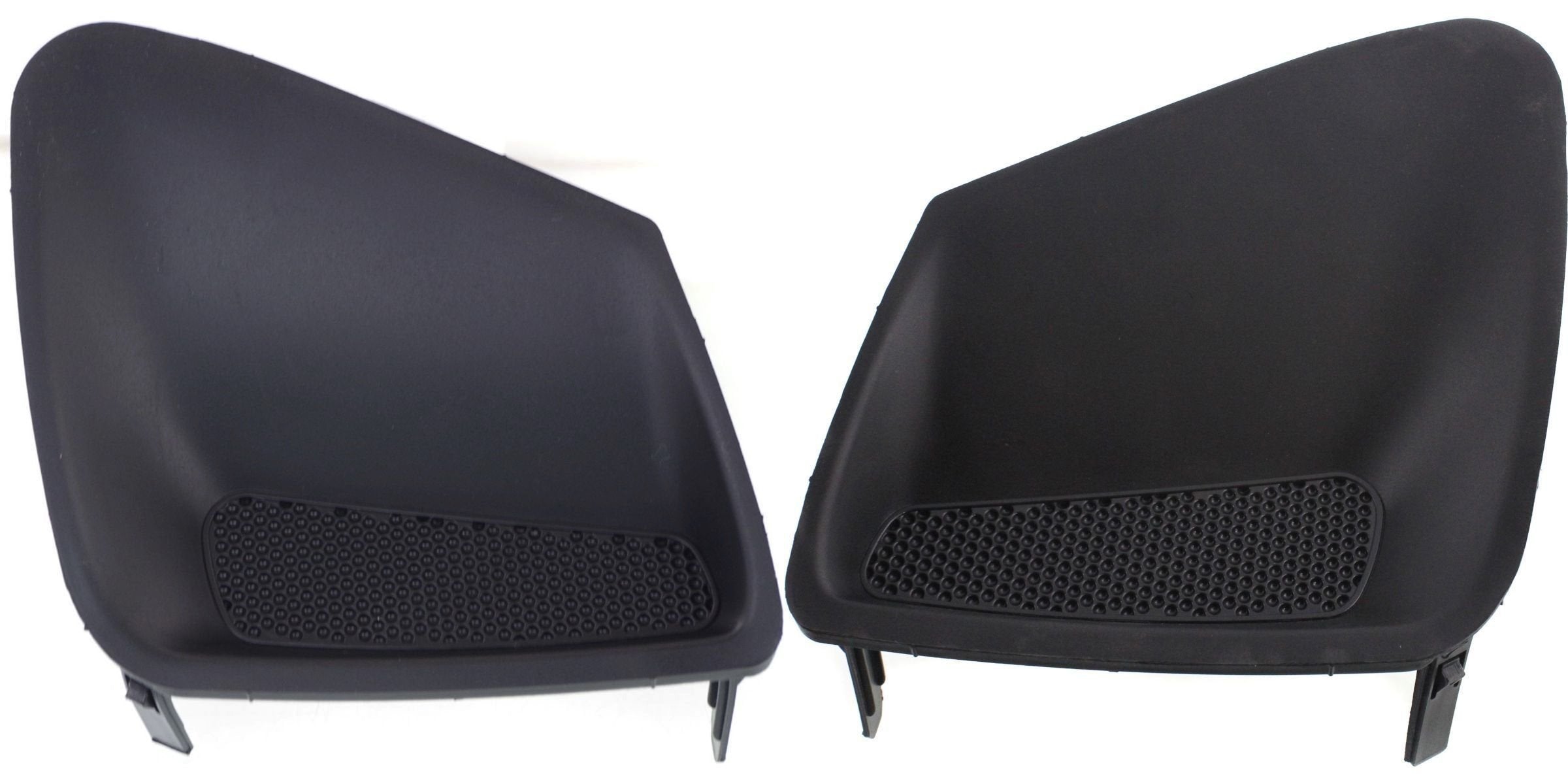Toyota Front Left Driver & Right Passenger Set of 2 Fog Light Hole Lamp Cover Grille Molding Trim Bumper Insert Pair Replacement for 2011-2013 Coro...