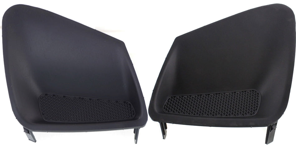 Toyota Front Left Driver & Right Passenger Set of 2 Fog Light Hole Lamp Cover Grille Molding Trim Bumper Insert Pair Replacement for 2011-2013 Coro...