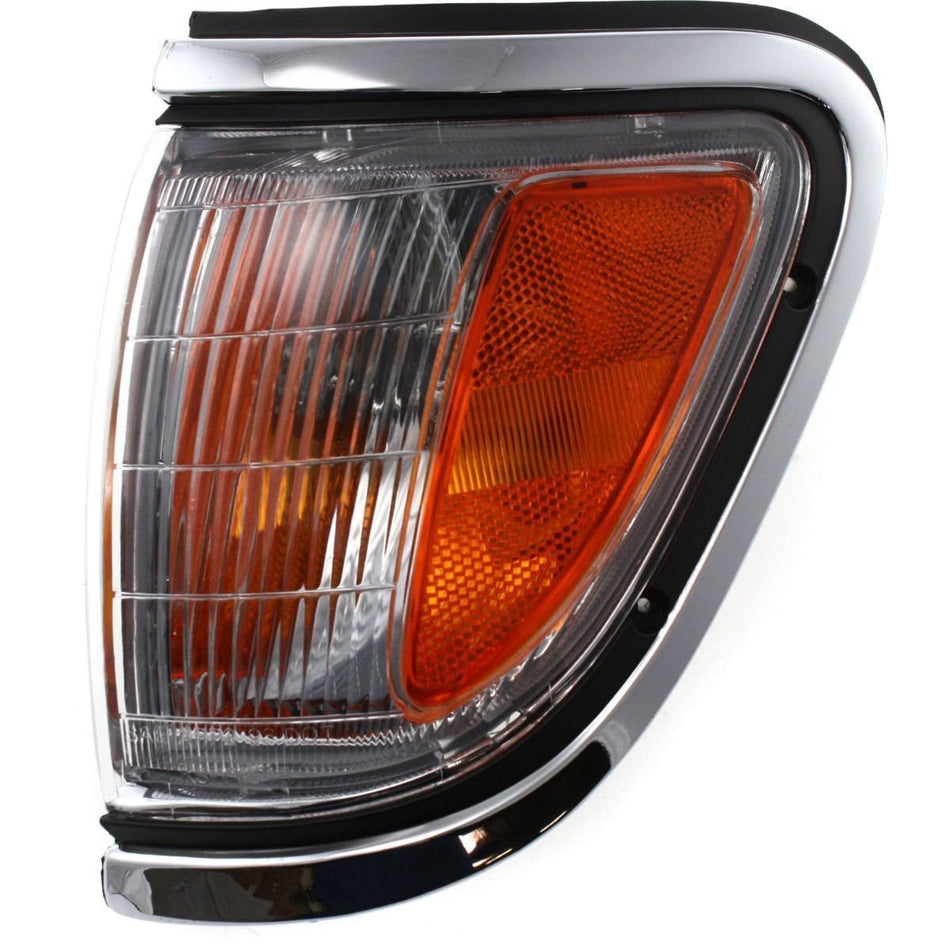 Front Driver and Passenger Side Parking Marker Light Set of 2 Fits 1995-1997 Toyota Tacoma 1995-1997 Tacoma Amber Lens TO2520143 TO2521143 8161004040