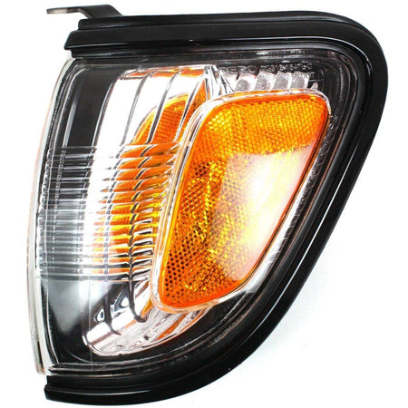 DAT AUTO PARTS Front Left Driver Side Lamp Trim Side Marker Parking Light Replacement For 2001 - 2004 Toyota Tacoma Clear & Amber Lens TO2520163 81...