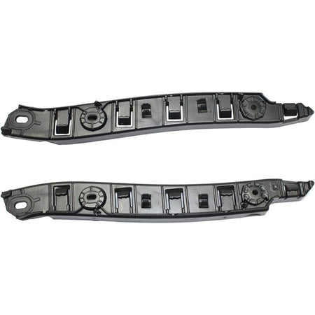 DAT AUTO PARTS Front Driver & Passenger Side Bumper Cover Bracket, Set of 2, For 2015-2017 Chrysler 200 Sedan, Made of POM Plastic, Black Textured ...