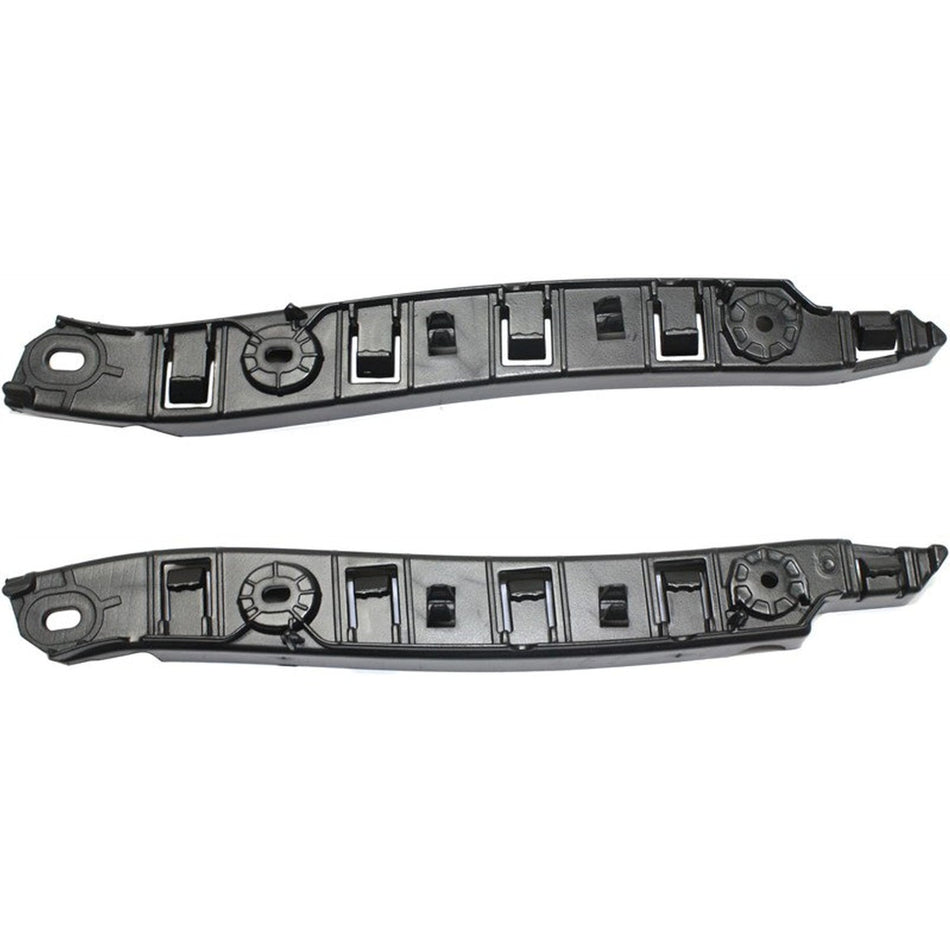 DAT AUTO PARTS Front Driver & Passenger Side Bumper Cover Bracket, Set of 2, For 2015-2017 Chrysler 200 Sedan, Made of POM Plastic, Black Textured ...