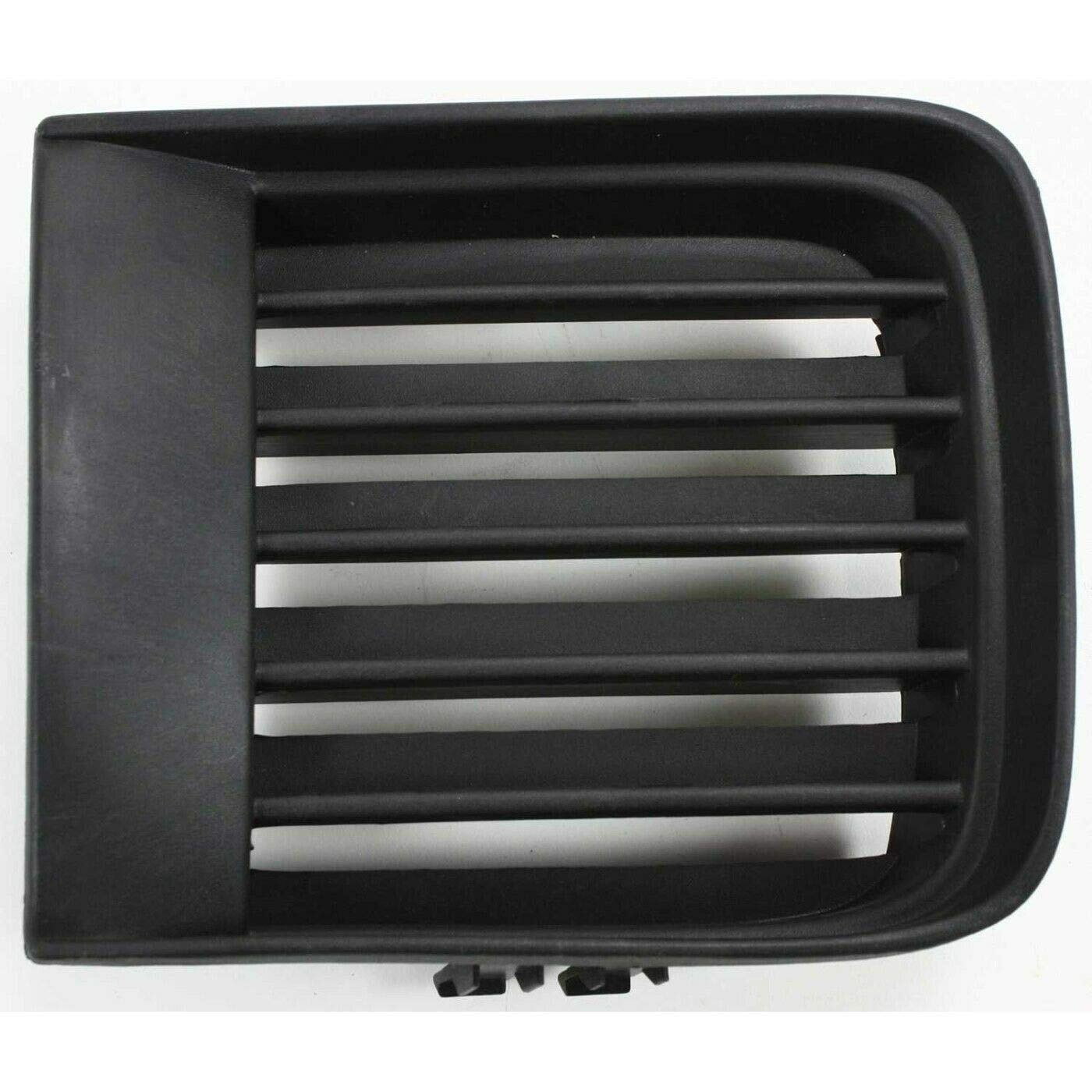 DAT AUTO PARTS Front Right Passenger Side Bumper Cover Inner Grille Insert Trim Molding Replacement For 1998-2004 Nissan Pathfinder Black Smooth Pl...