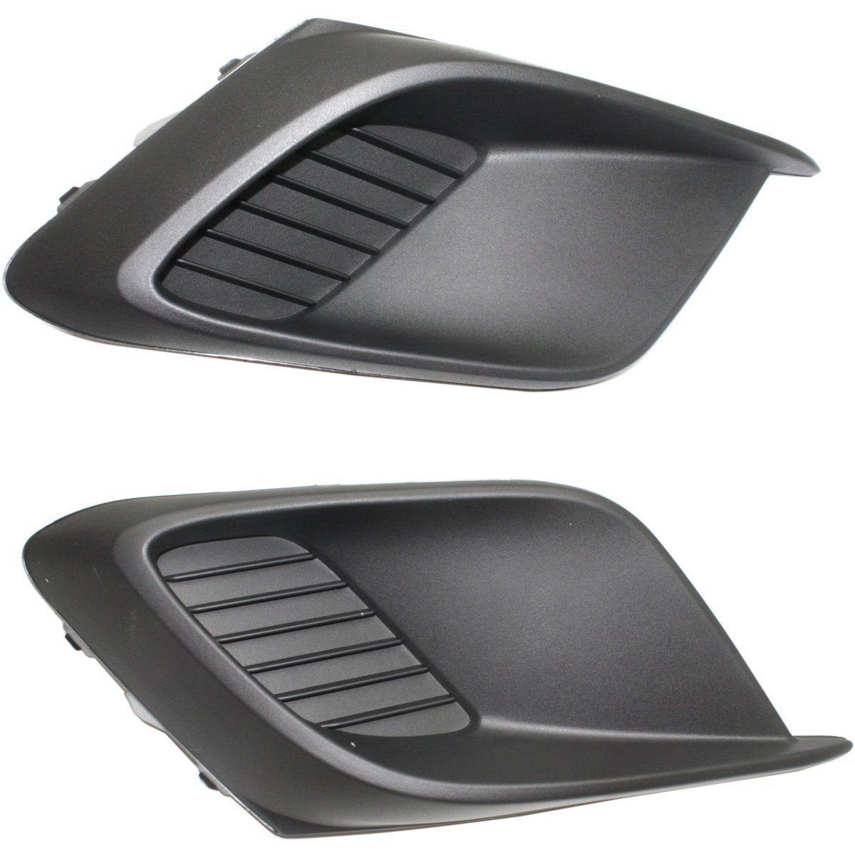 DAT AUTO Front Left Driver & Right Passenger Side Set Fog Light Cover Trim Molding Insert Pair of 2 SET Replacement For 2014-2016 Mazda 3 for Sedan...
