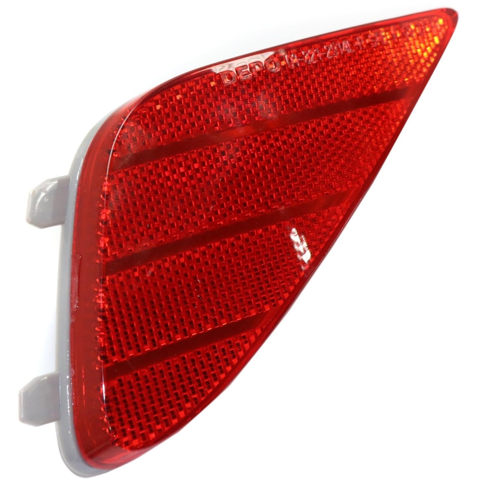 DAT AUTO PARTS Rear Left Driver Side Bumper Light Reflector, Fits 2011-2015 Hyundai Sonata Hybrid & 2014 Hyundai Sonata Gas Only, Plastic Red Lens,...