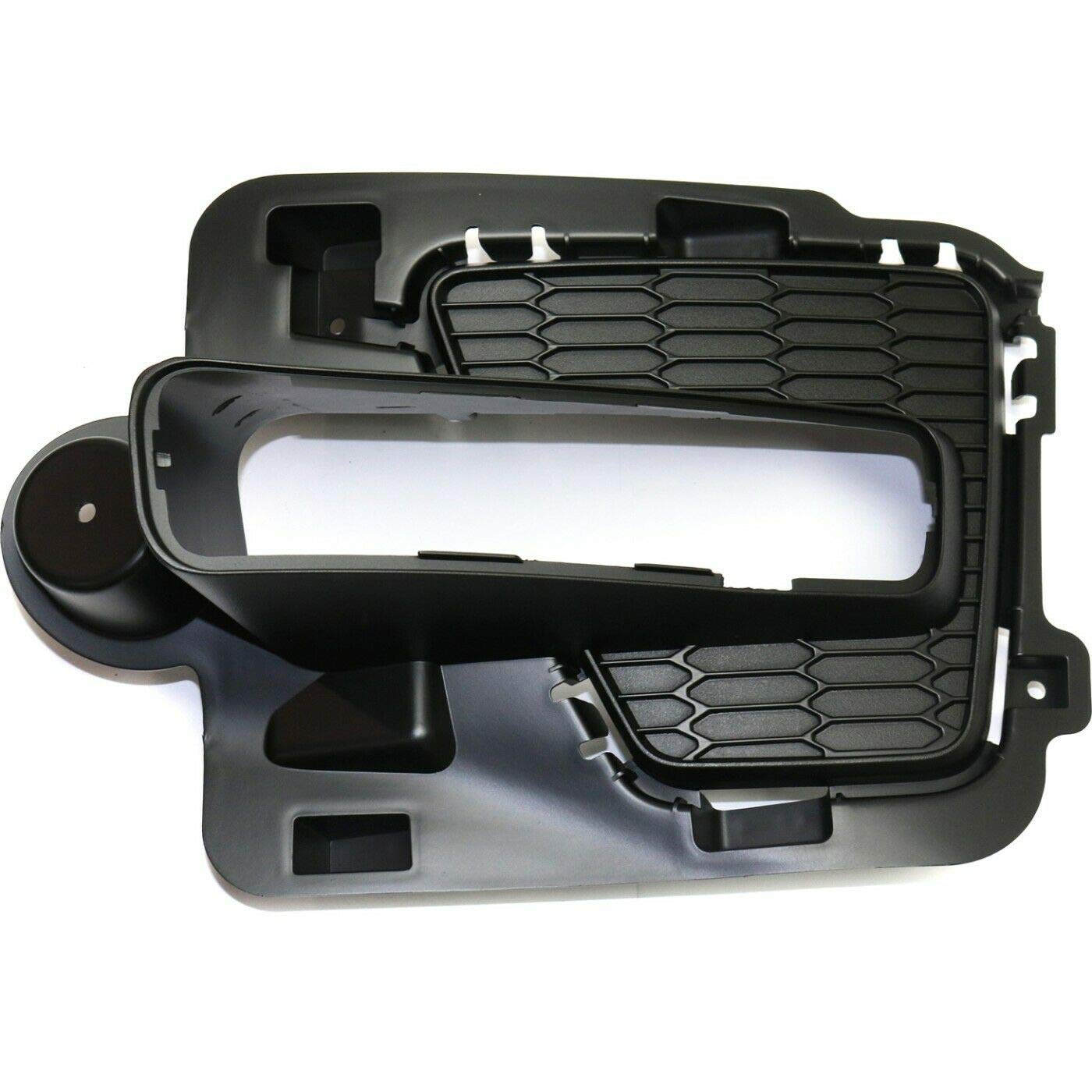 DAT AUTO PARTS Front Left Driver Side Fog Light Bezel Cover Trim Molding Bumper Insert Replacement For 2015 2016 2017 Ford Expedition Black Texture...
