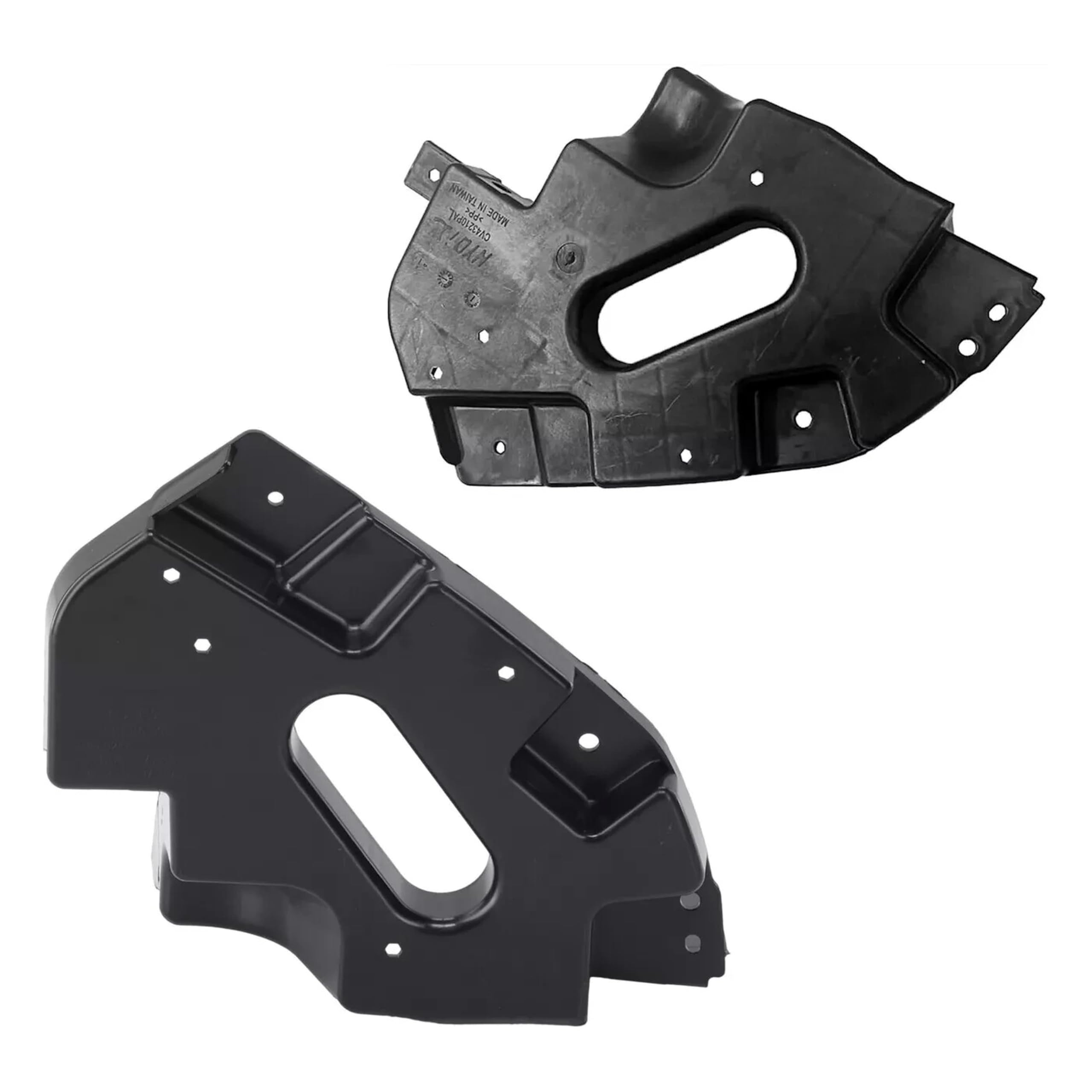 DAT AUTO PARTS Front Driver & Passenger Side Set Of 2 Outer Bumper Mounting Bracket For 2021-2024 Chevy Tahoe and Suburban, Except Z71 Models, Blac...