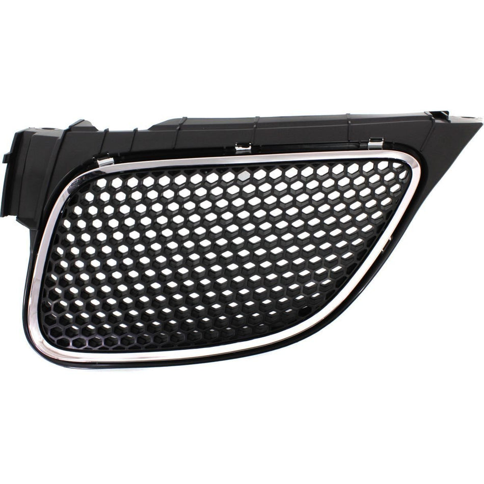 DAT AUTO PARTS Front Upper Driver Side Bumper Grille Grill Assembly Insert Panel Replacement for 2005-2008 Pontiac Vibe Matte-Dark Gray and Chrome ...