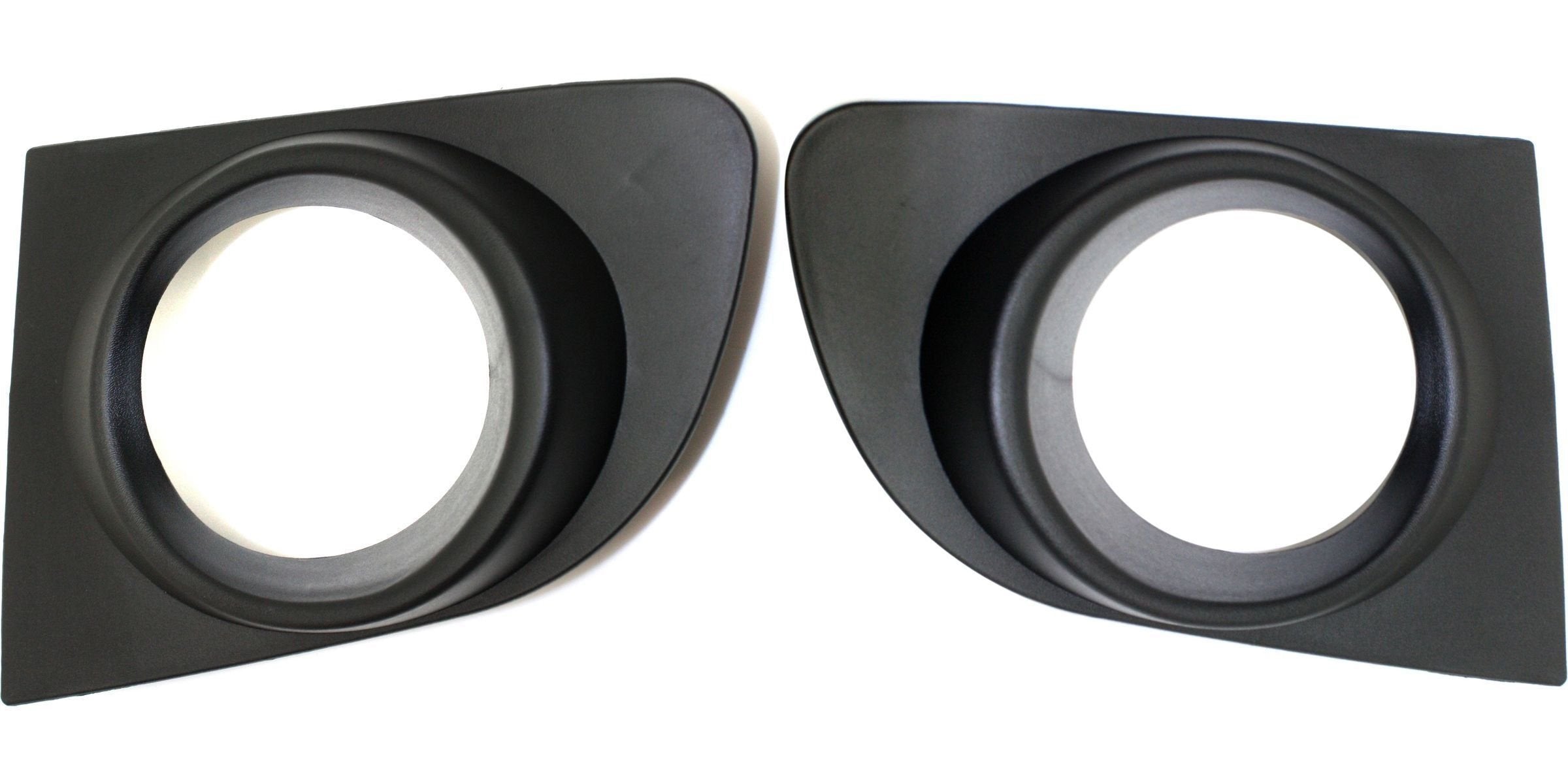 DAT AUTO PARTS Front Left Driver & Right Passenger Side Set Fog Light Cover Insert Lamp Hole Bezel Molding Grille Trim Replacement Pair For 2007-20...