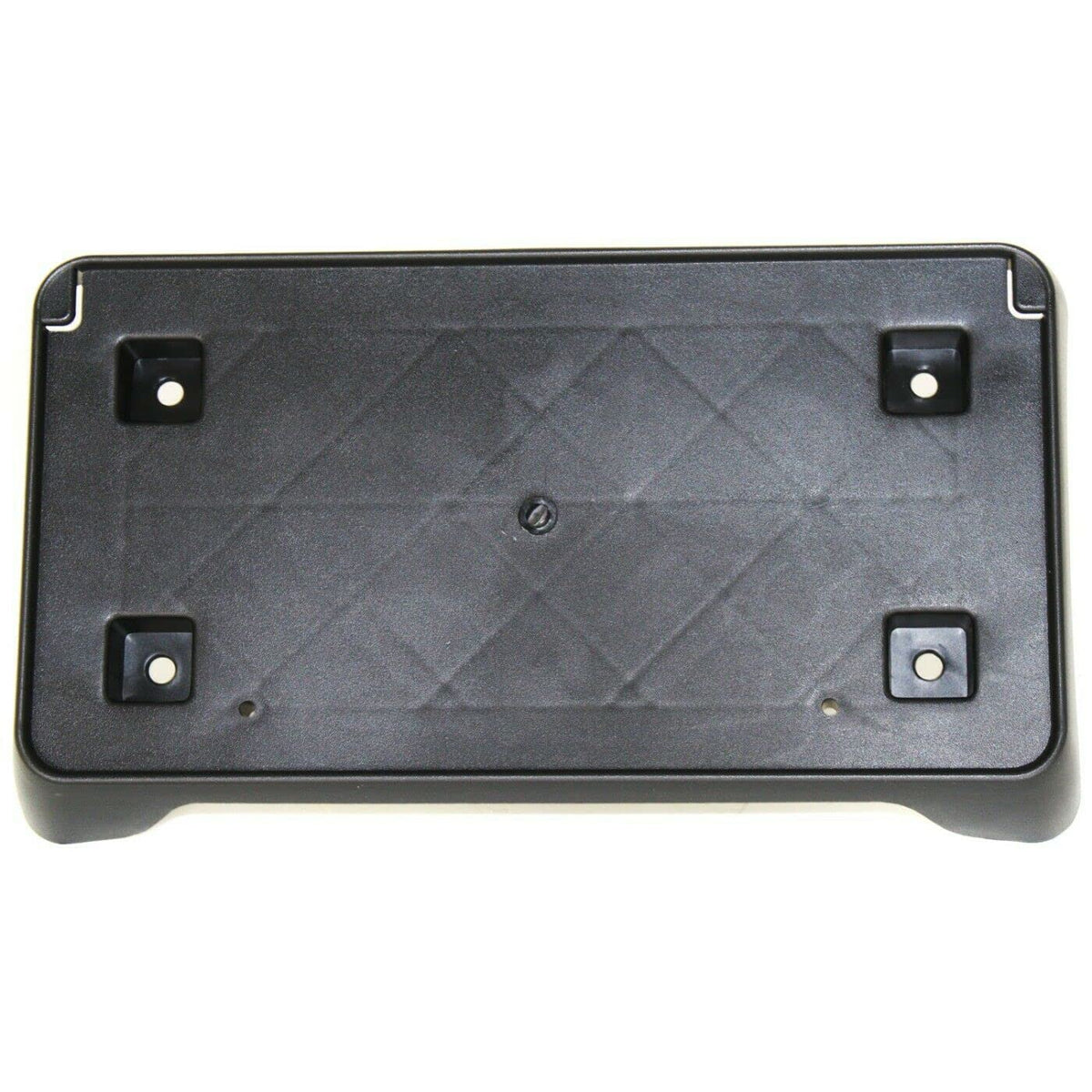 DAT AUTO PARTS Front Bumper License Plate Frame Tag Mounting Bracket Holder Replacement For 2006-2010 Dodge Charger Black Textured Made of Plastic ...