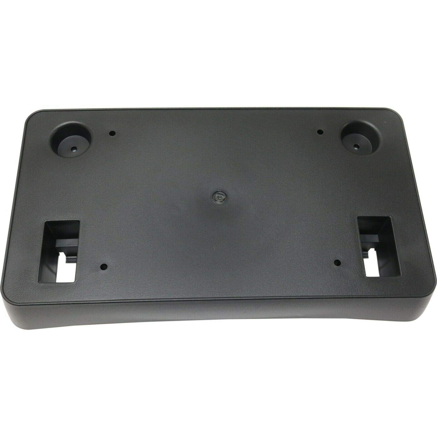 DAT AUTO PARTS Front Bumper License Plate Frame Mounting Bracket Tag Holder Replacement for 2017-2019 GMC Acadia Black Textured Plastic GM1068179 2...