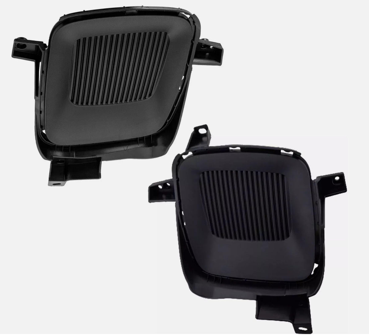 DAT AUTO PARTS Front Right Passenger and Left Driver Fog Light Bumper Cover Bezel Trim Insert Set Replacement For 2015 - 2018 Kia Sedona Except LX ...
