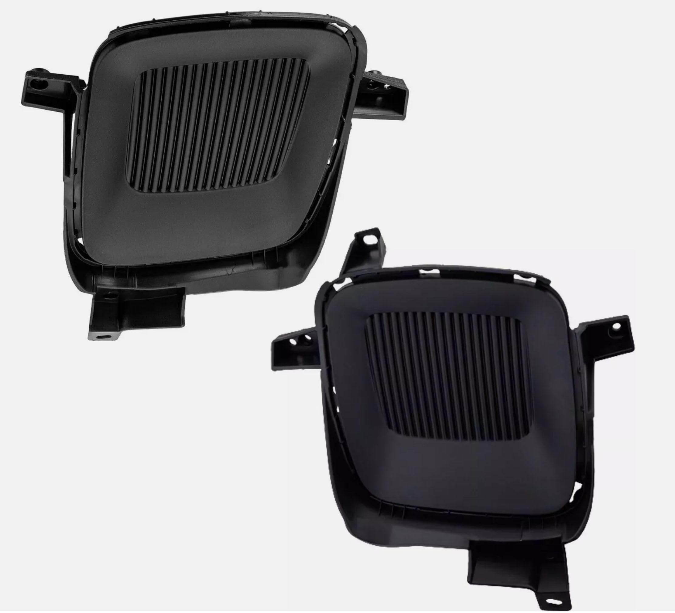 DAT AUTO PARTS Front Right Passenger and Left Driver Fog Light Bumper Cover Bezel Trim Insert Set Replacement For 2015 - 2018 Kia Sedona Except LX ...