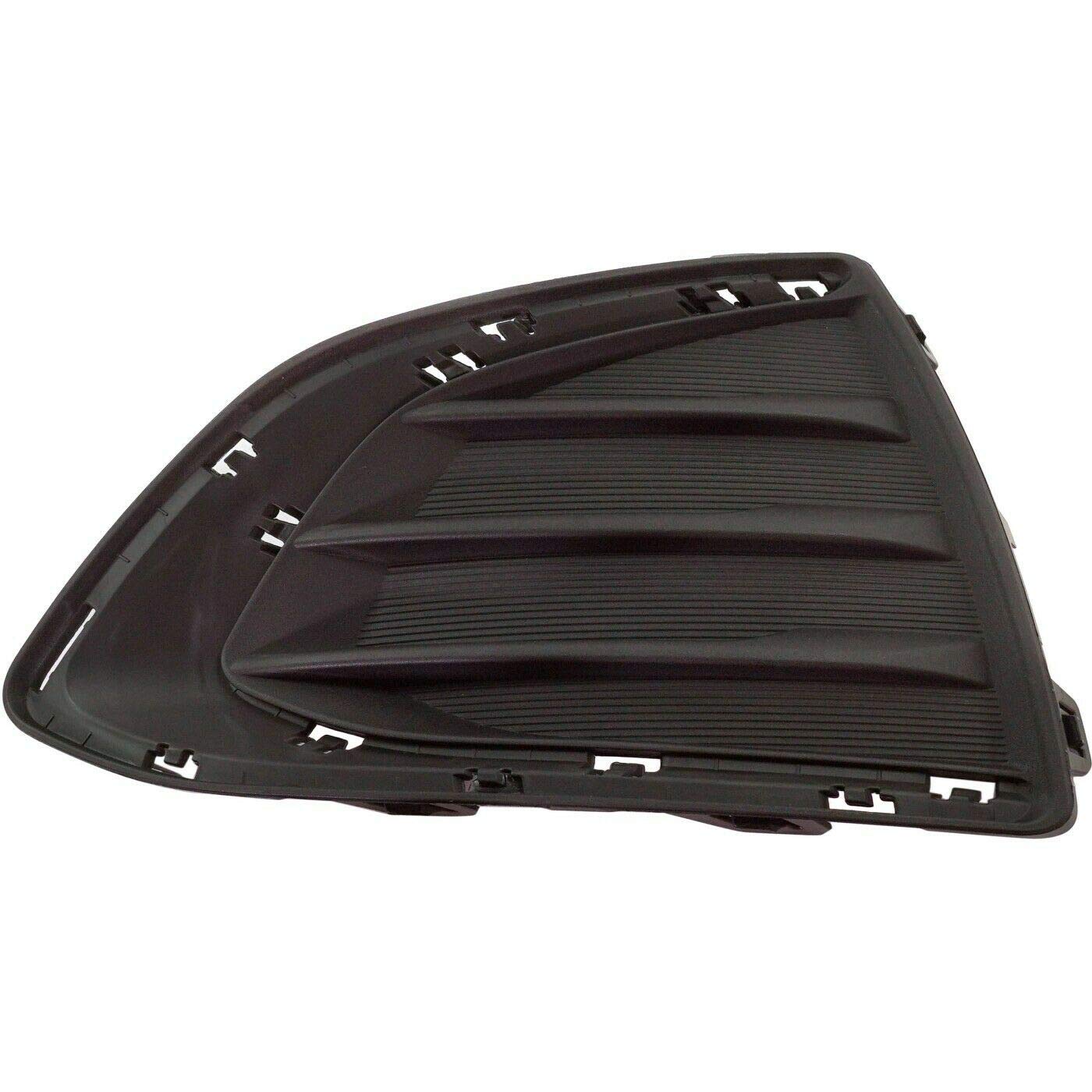 DAT AUTO PARTS Front Left Driver Side Fog Light Hole Cover Molding Bumper Insert Replacement For 2019 Chevrolet Cruze Sedan and Hatchback Without R...