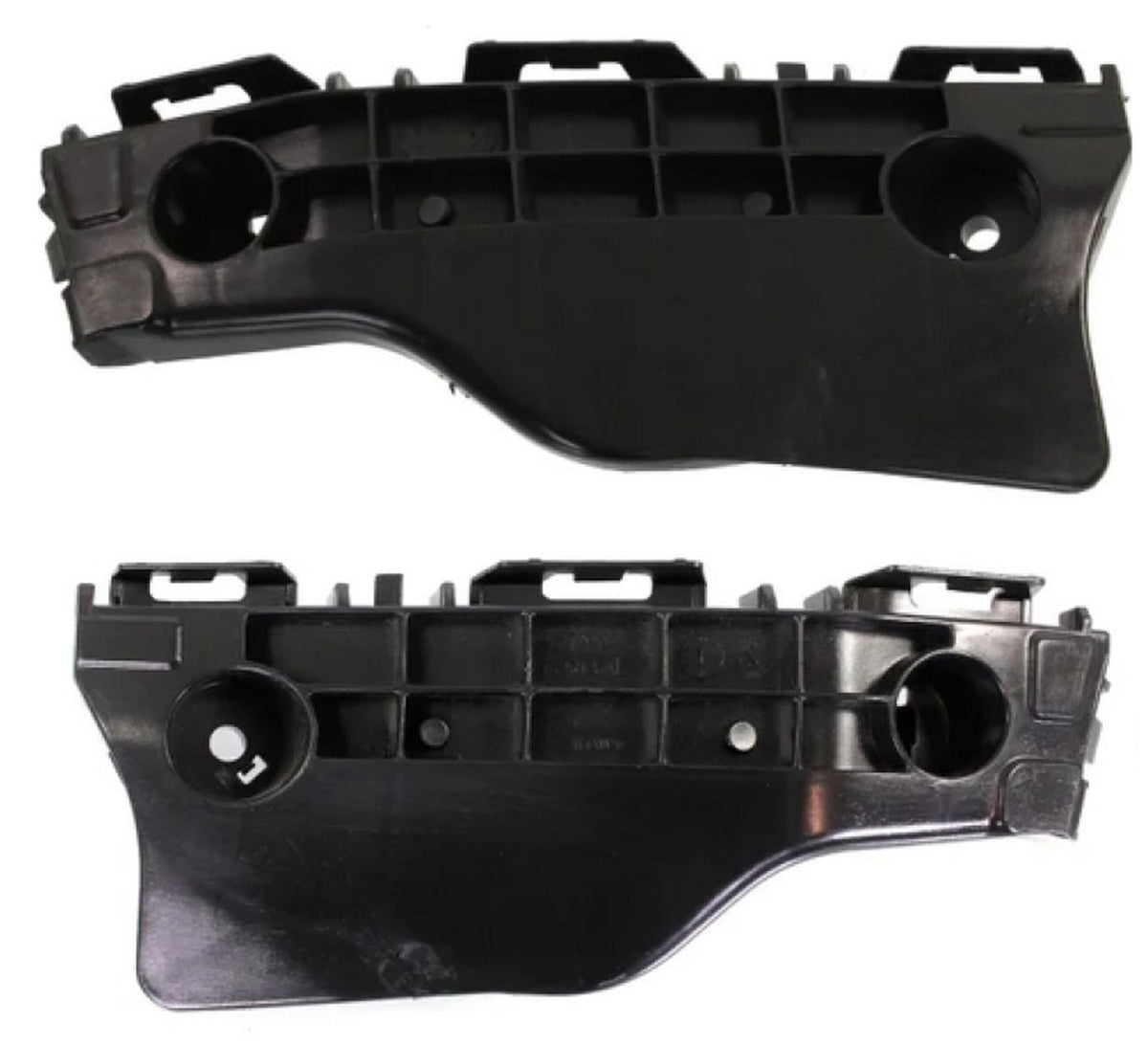 DAT AUTO PARTS Front Driver & Passenger Side, SET OF 2, Outer Bumper Cover Support Bracket Retainer, For 2012-2017 Toyota Prius C, Black Textured F...