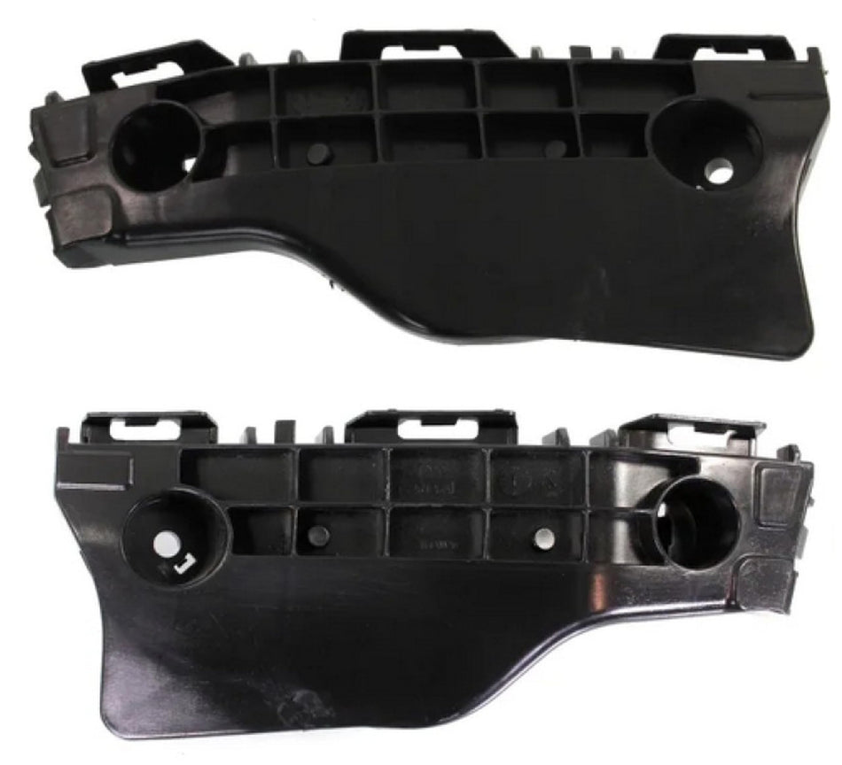 DAT AUTO PARTS Front Driver & Passenger Side, SET OF 2, Outer Bumper Cover Support Bracket Retainer, For 2012-2017 Toyota Prius C, Black Textured F...
