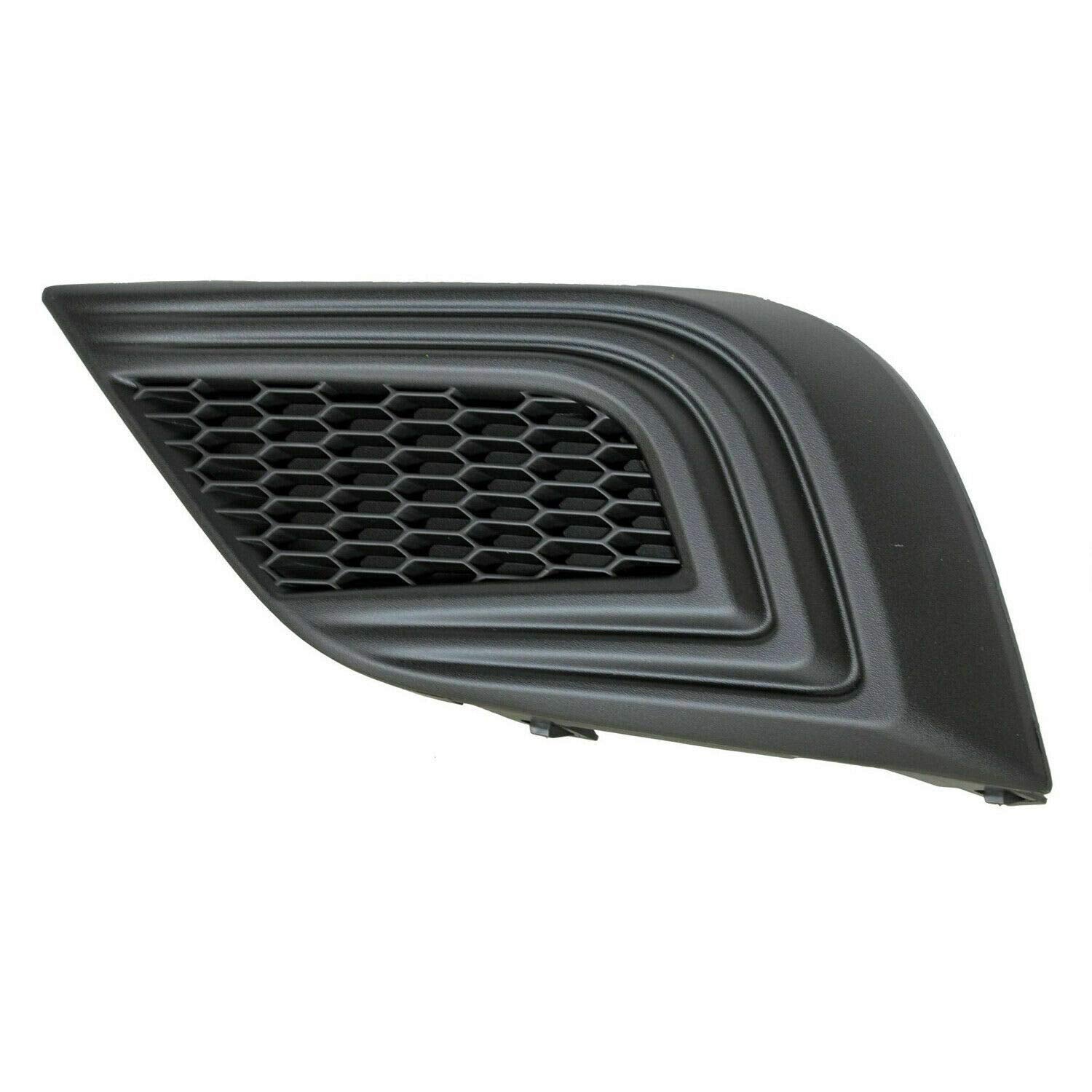 DAT AUTO PARTS Front Left Driver Side Fog Light Cover Lamp Grille Hole Bezel Trim Insert Replacement For 2015-2018 Nissan Murano SUV Black Textured...