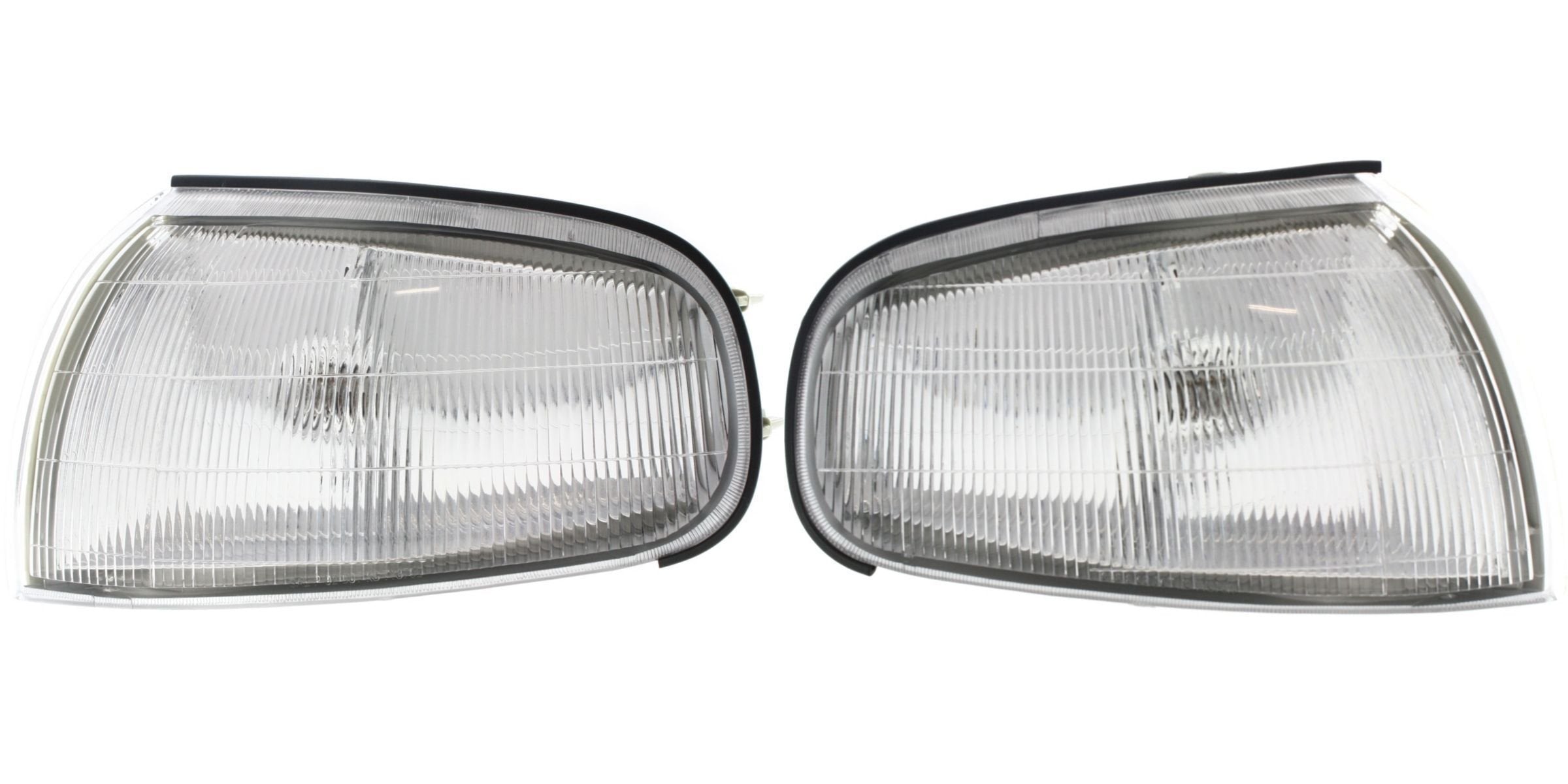 DAT AUTO PARTS Front Left Driver & Right Passenger Side Parking Light Assembly Pair Replacement For 1992 - 1994 Toyota Camry Clear Lens TO2520107 T...