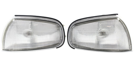 DAT AUTO PARTS Front Left Driver & Right Passenger Side Parking Light Assembly Pair Replacement For 1992 - 1994 Toyota Camry Clear Lens TO2520107 T...