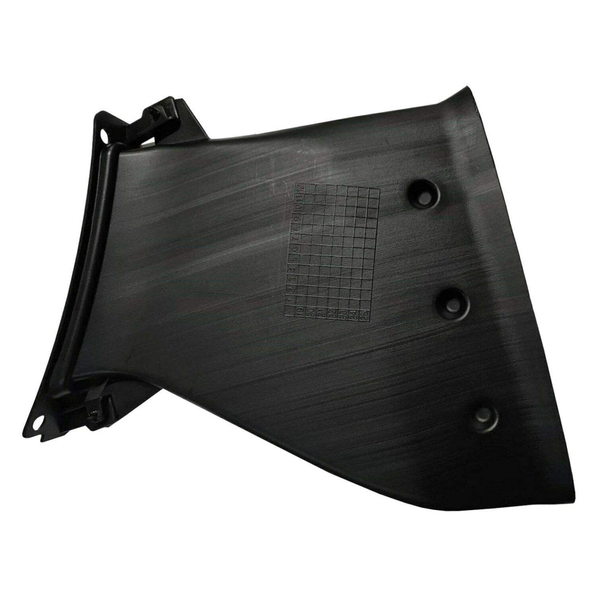 DAT AUTO PARTS Front Left Driver Side Bumper Cover Air Duct Molding Insert Replacement For 2019 2020 Hyundai Santa Fe Black Textured Plastic HY1038...