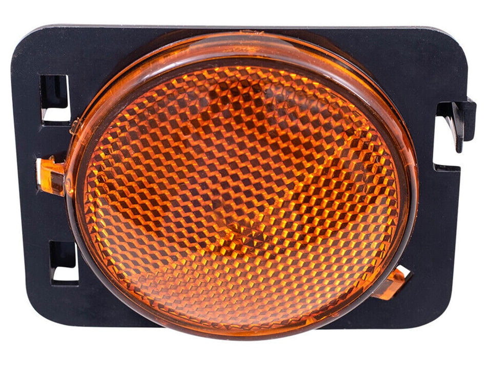 DAT AUTO PARTS Front Left Driver Side Side Marker Light Assembly, Fits 2007-2017 Jeep Wrangler, and 2018 Jeep Wrangler JK, In The Bumper, Plastic O...