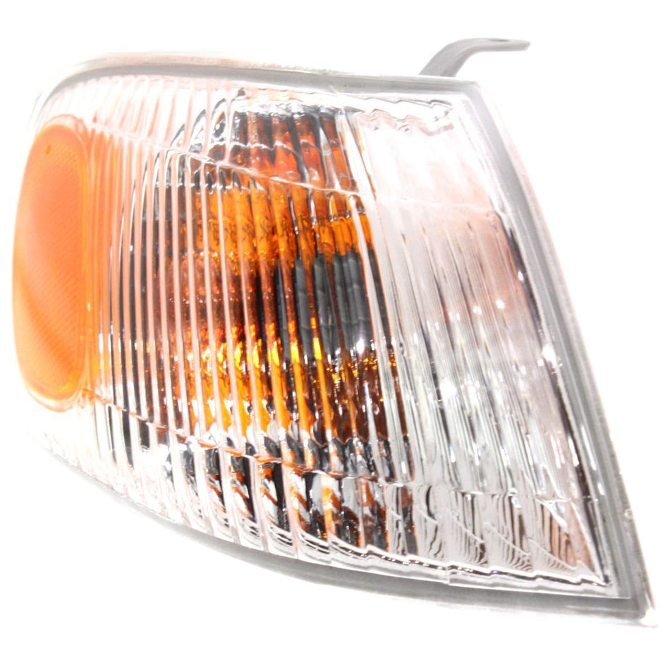 Front Passenger Side Parking Signal Light Fits 1998-2000 Toyota Corolla 1998-2000 Corolla Clear And Amber Lens TO2521150