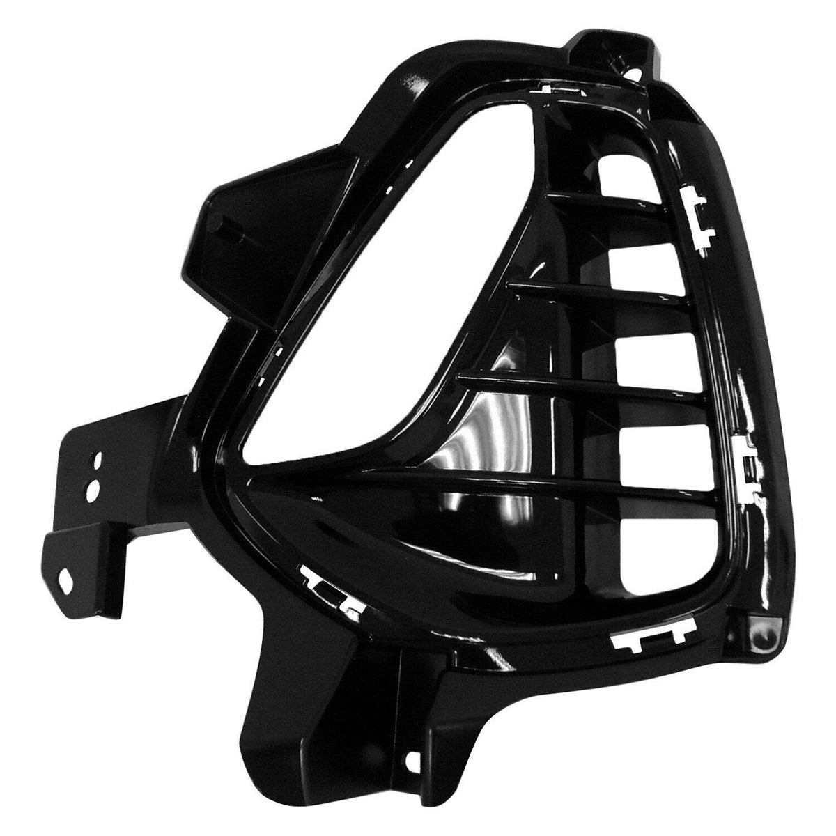 DAT AUTO PARTS Front Left Driver Side Fog Light Bezel Lamp Cover Grille Molding Bumper Insert Replacement For 2018 2019 2020 Hyundai Elantra GT Wit...