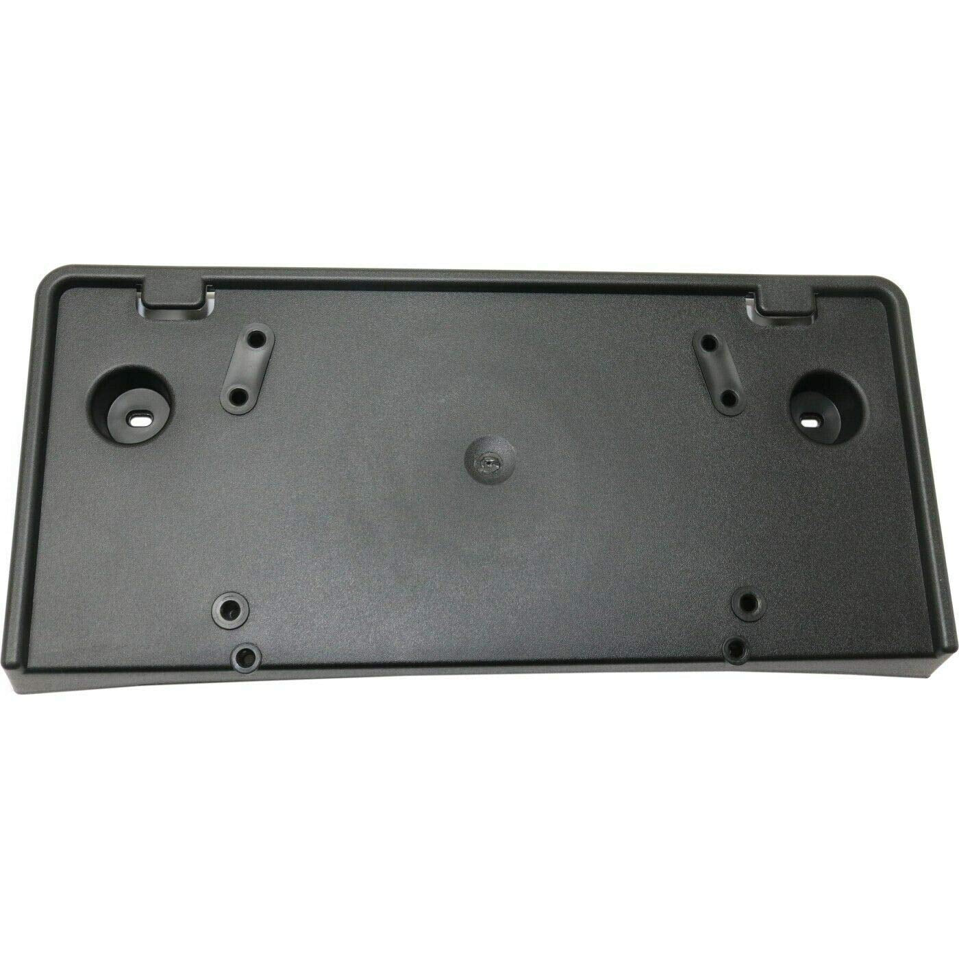 DAT AUTO PARTS Front Bumper License Plate Frame Tag Mounting Bracket Holder Replacement for 2016-2018 Lincoln MKX Black Textured Plastic FO1068163 ...
