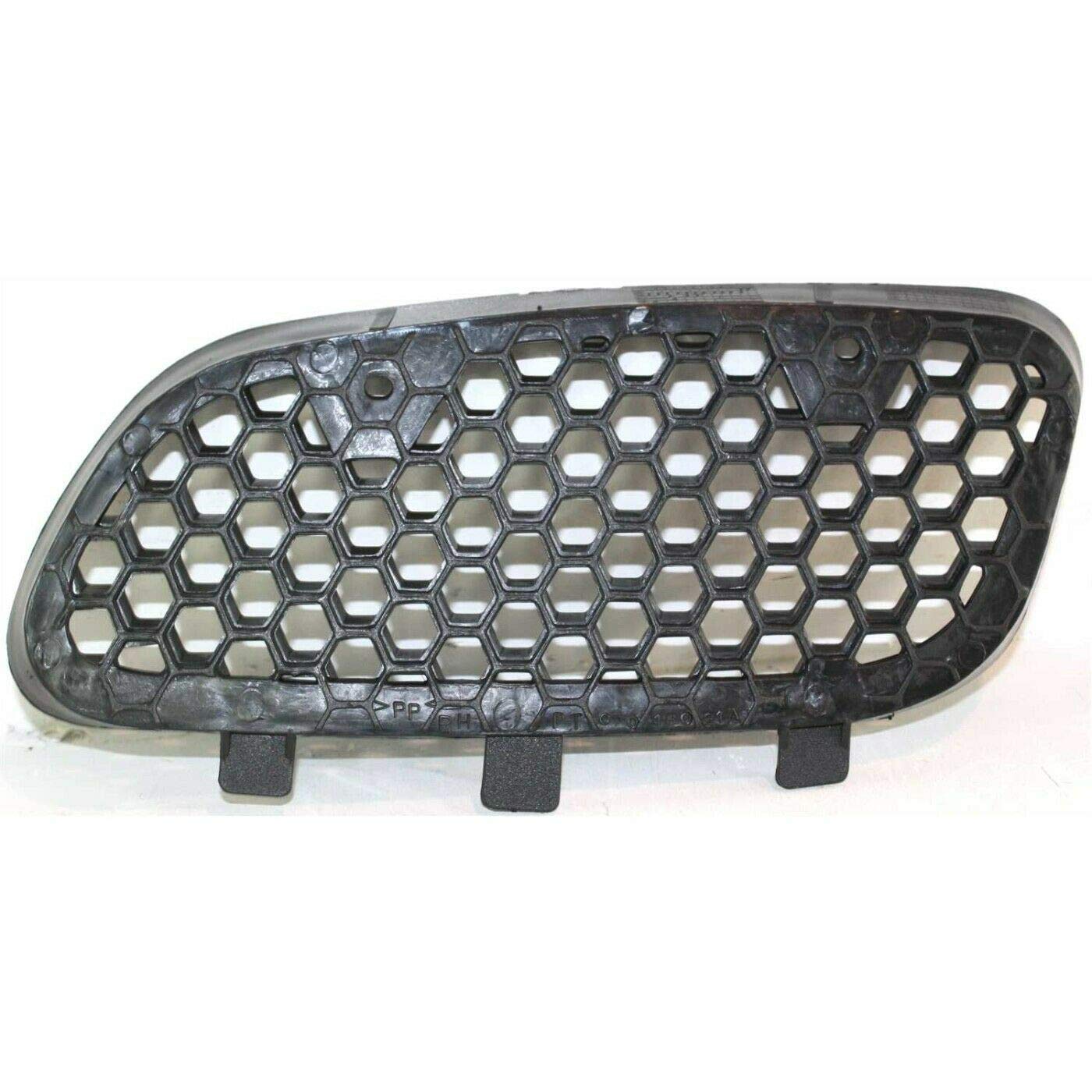 DAT AUTO PARTS Front Right Passenger Side Bumper Grille Grill Assembly Insert Panel Molding Trim Replacement for 1997-2003 Grand Prix Black Texture...