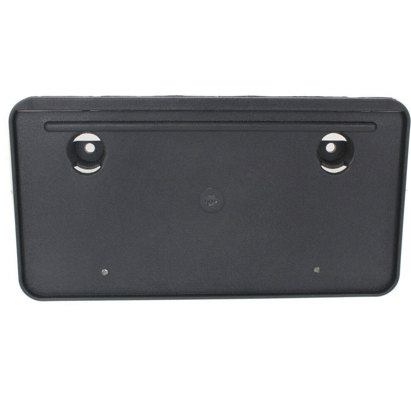 DAT AUTO PARTS Front Bumper License Plate Frame Tag Mounting Bracket Holder Replacement for 1995 - 1998 Ford Explorer Black Textured Plastic FO1068...
