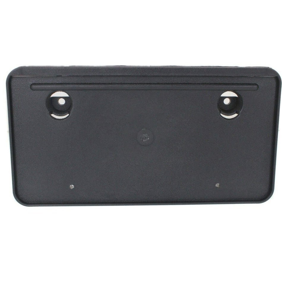 DAT AUTO PARTS Front Bumper License Plate Frame Tag Mounting Bracket Holder Replacement for 1995 - 1998 Ford Explorer Black Textured Plastic FO1068...