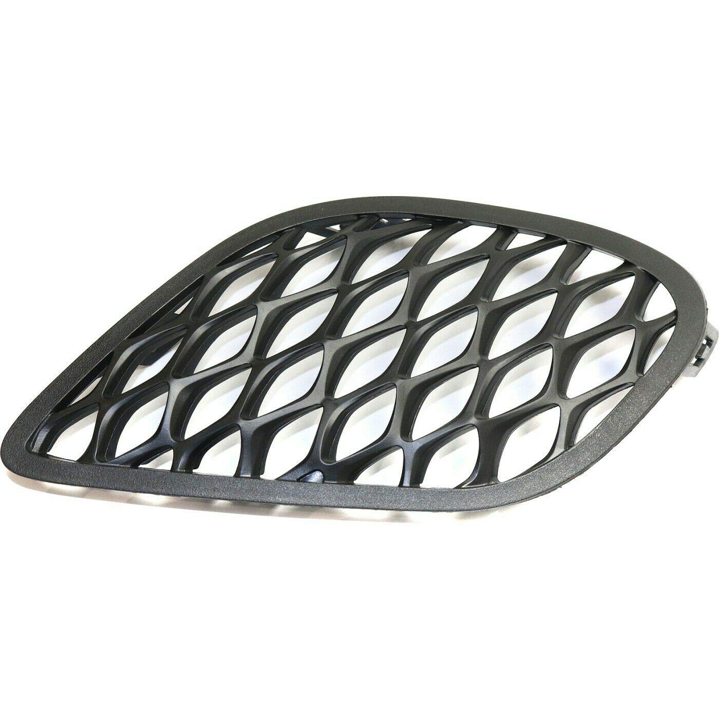 DAT AUTO PARTS Front Left Driver Side Fog Light Hole Cover Bumper Insert Trim Replacement For 2015-2023 Dodge Charger with Hood Scoop Black Texture...