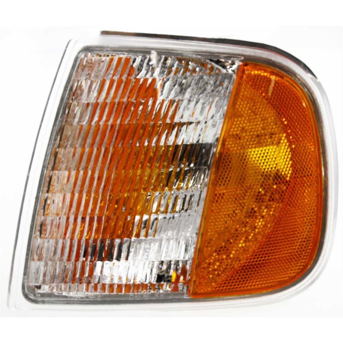 Front Left Driver Parking Signal Lamp Marker Light Lens and Housing Replacement For 1997-2002 Ford Expedition • EXCEPT LIGHTNING AND HARLEY-DAVIDSO...