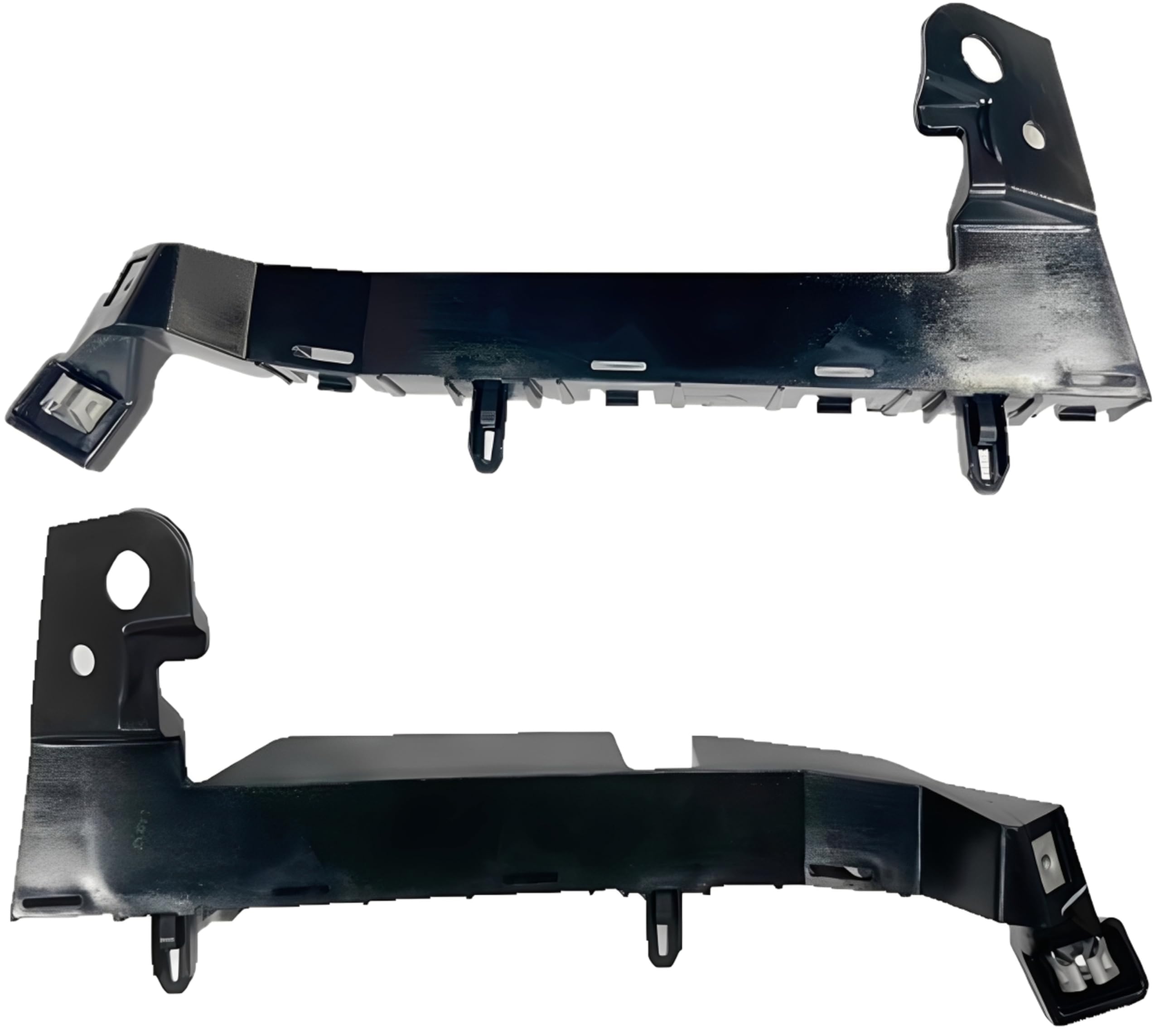 DAT AUTO PARTS Front Left Driver & Right Passenger Side, SET OF 2, Bumper Cover Guide Retainer Bracket, For 2020-2025 Cadillac XT6, Black Textured ...