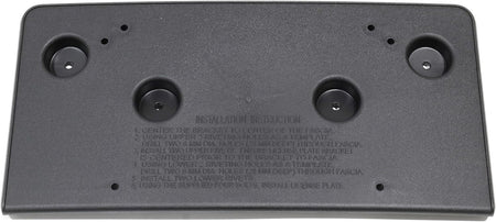 DAT AUTO PARTS Front License Plate Mounting Bracket Tag Frame Holder Replacement for 2016-2017 GMC Terrain Black Textured Made of Plastic GM1068247...