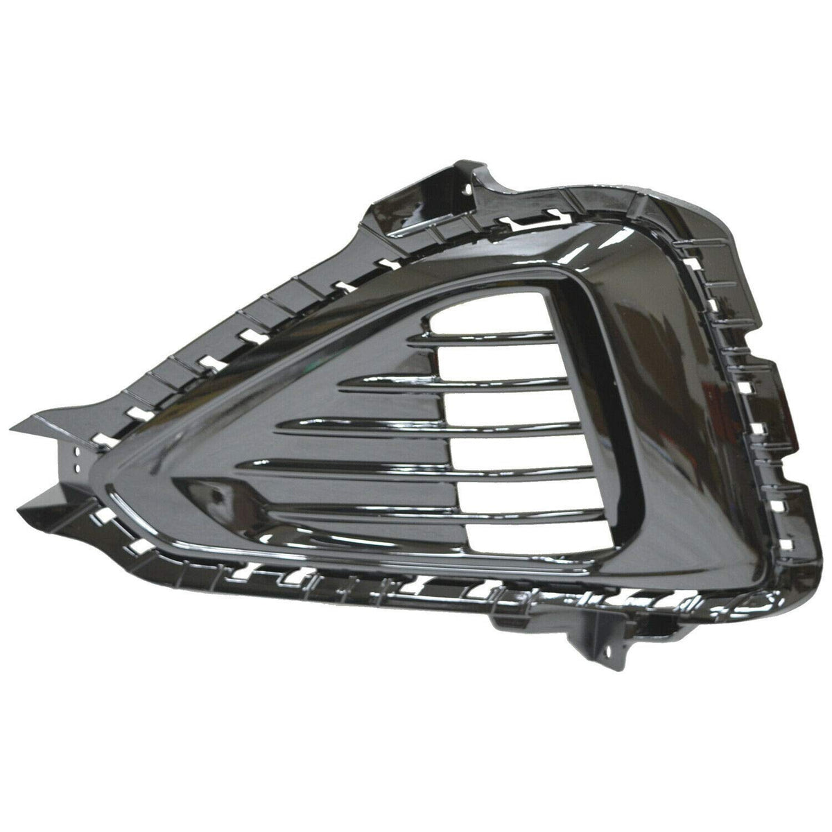 DAT AUTO PARTS Front Left Driver Side Fog Light Hole Bezel Lamp Grille Cover Trim Molding Bumper Insert Replacement For 2018 2019 Hyundai Sonata Sp...