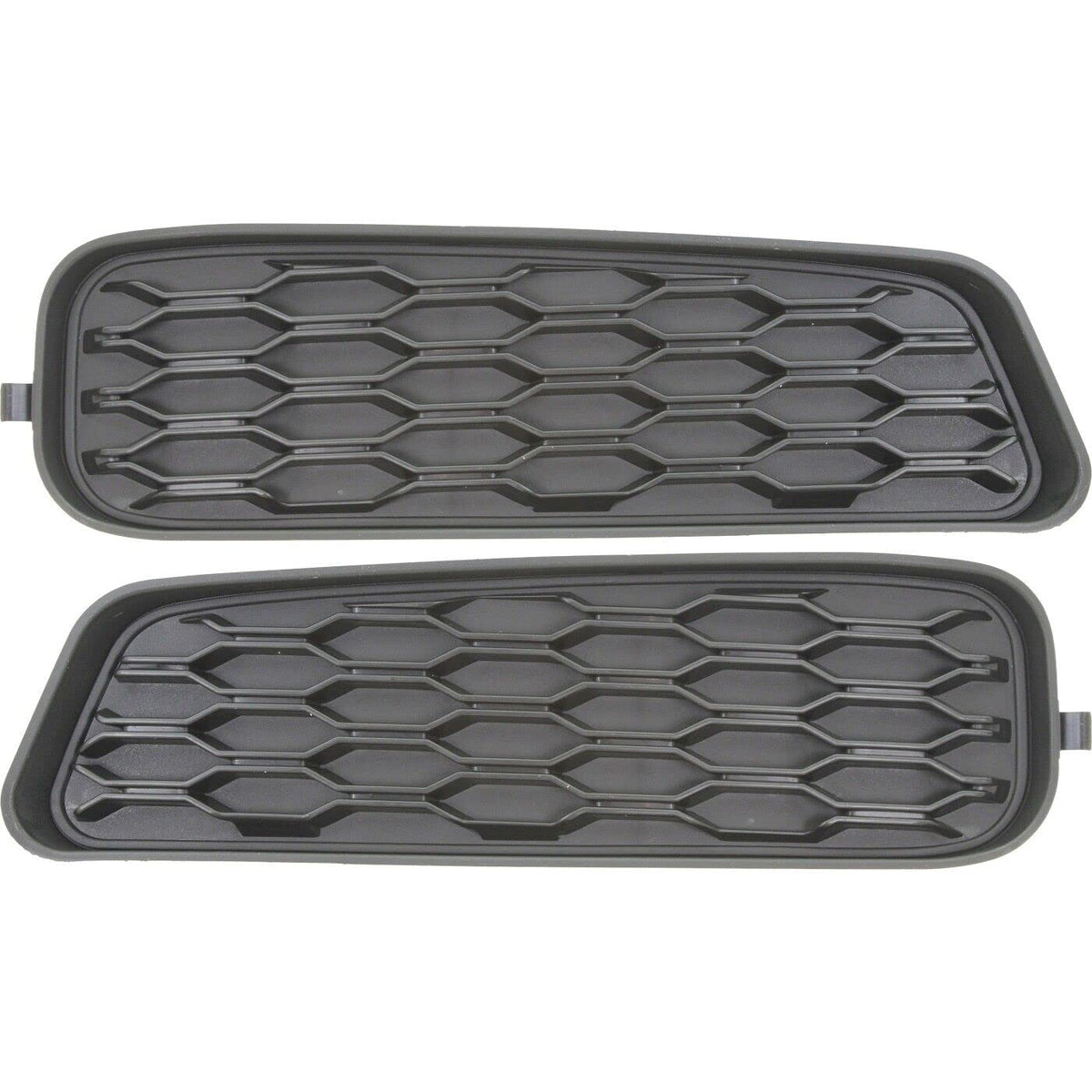 DAT AUTO PARTS Front Left Driver & Right Passenger Side Pair Bumper Fog Light Lamp Hole Cover Set Of 2 Replacement For 2011-2014 Dodge Avenger Blac...