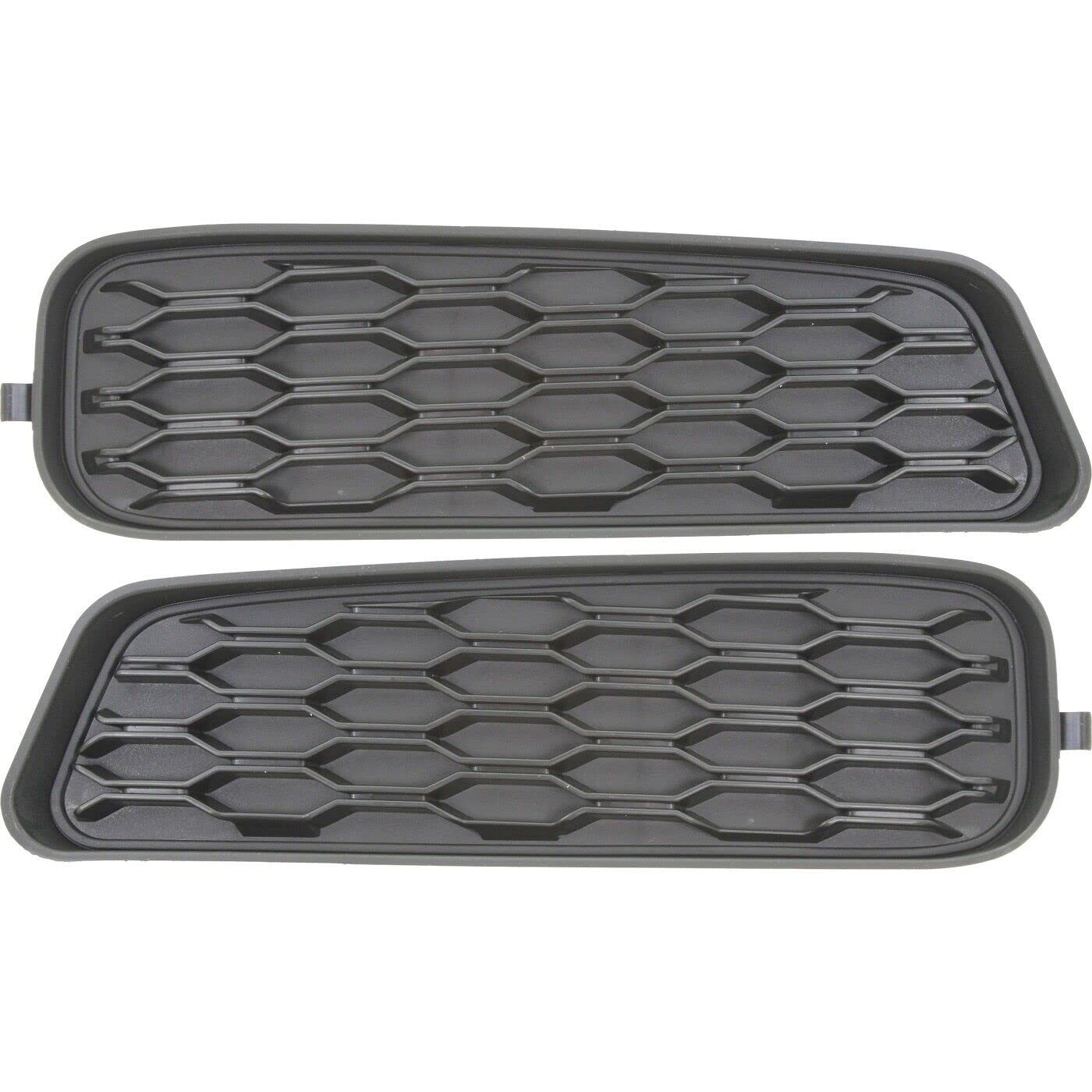 DAT AUTO PARTS Front Left Driver & Right Passenger Side Pair Bumper Fog Light Lamp Hole Cover Set Of 2 Replacement For 2011-2014 Dodge Avenger Blac...