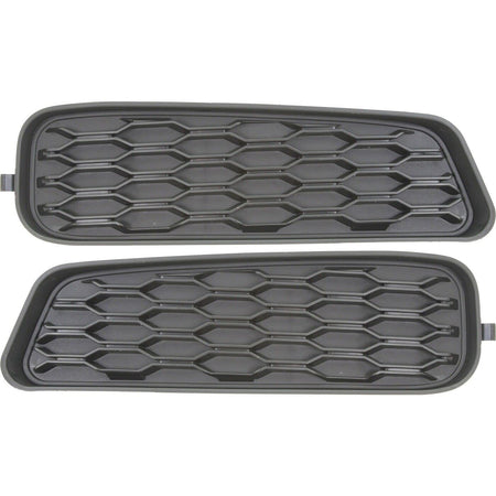 DAT AUTO PARTS Front Left Driver & Right Passenger Side Pair Bumper Fog Light Lamp Hole Cover Set Of 2 Replacement For 2011-2014 Dodge Avenger Blac...