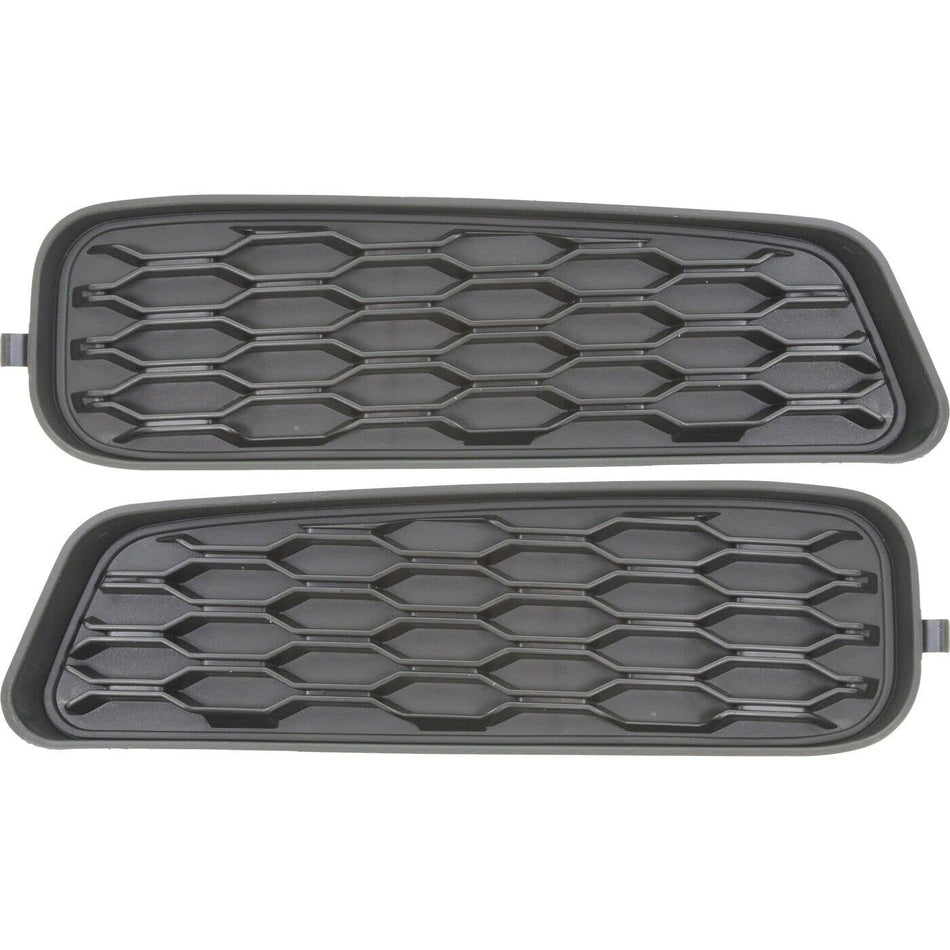 DAT AUTO PARTS Front Left Driver & Right Passenger Side Pair Bumper Fog Light Lamp Hole Cover Set Of 2 Replacement For 2011-2014 Dodge Avenger Blac...