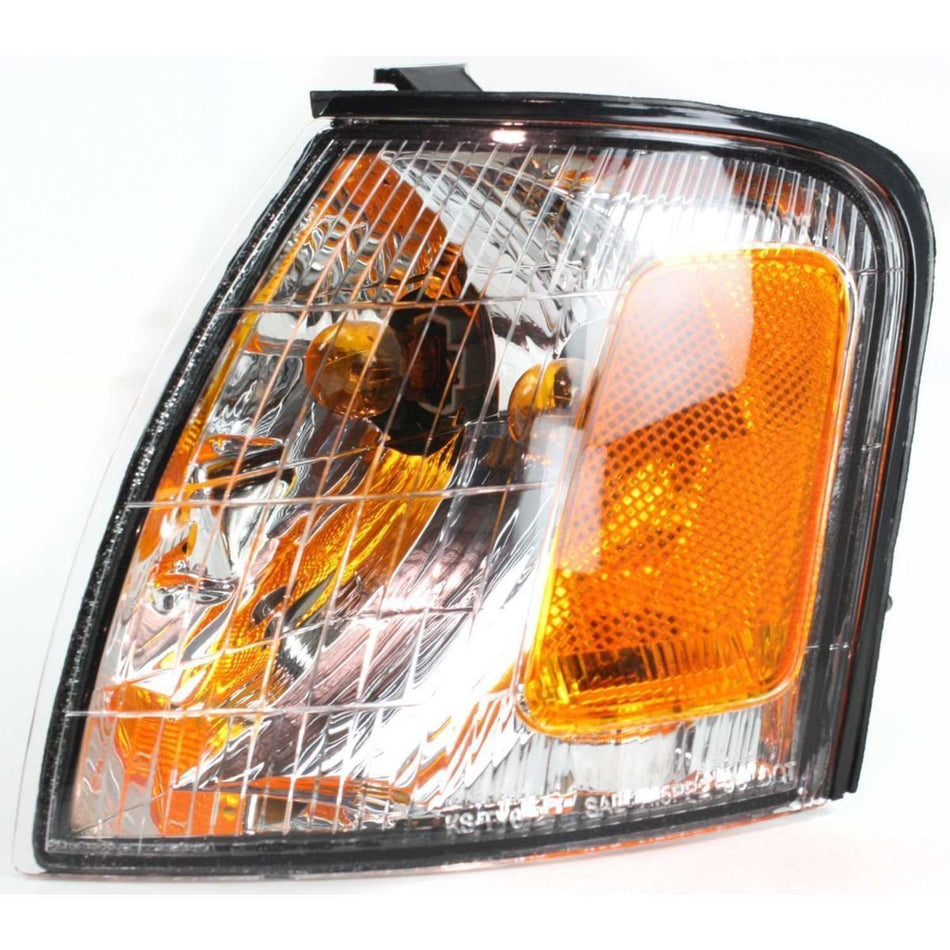 Front Driver and Passenger Side Parking Light Set of 2 Fits 1998-1999 Toyota Avalon 1998-1999 Avalon Amber Lens TO2520153 TO2521153 81510AC030