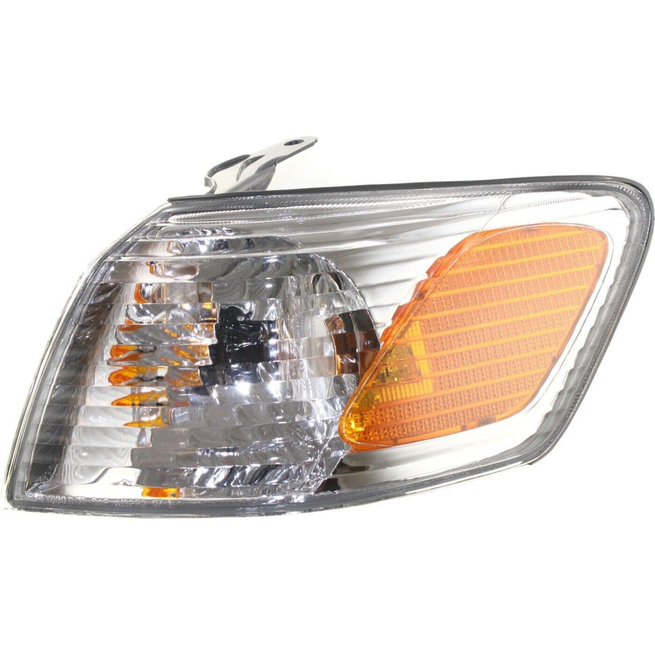 DAT AUTO PARTS Front Left Driver Side Turn Signal Light Housing Assembly W/ Corner Fender Parking Lamp Replacement For 2000 2001 Toyota Camry Clear...