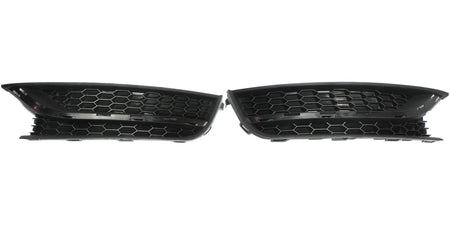 DAT AUTO PARTS Front Right Passenger & Left Driver Side Bumper Fog Light Cover Set of 2 Replacement for 2012-2015 Volkswagen Passat Black Textured ...