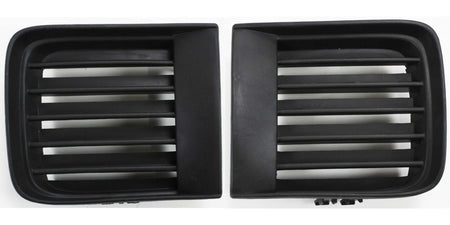 DAT AUTO PARTS Front Left Driver & Right Passenger Side Bumper Cover Inner Grille Insert Trim Molding Replacement Set for 1998-2004 Nissan Pathfind...