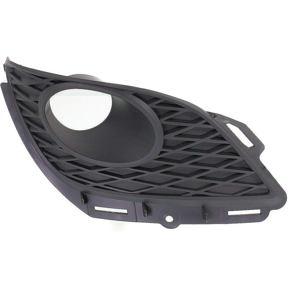 DAT AUTO PARTS Front Right Passenger Side Bumper Insert Fog Light Bezel Molding Cover Grille Trim Replacement for 2009-2013 Toyota Matrix Black Tex...