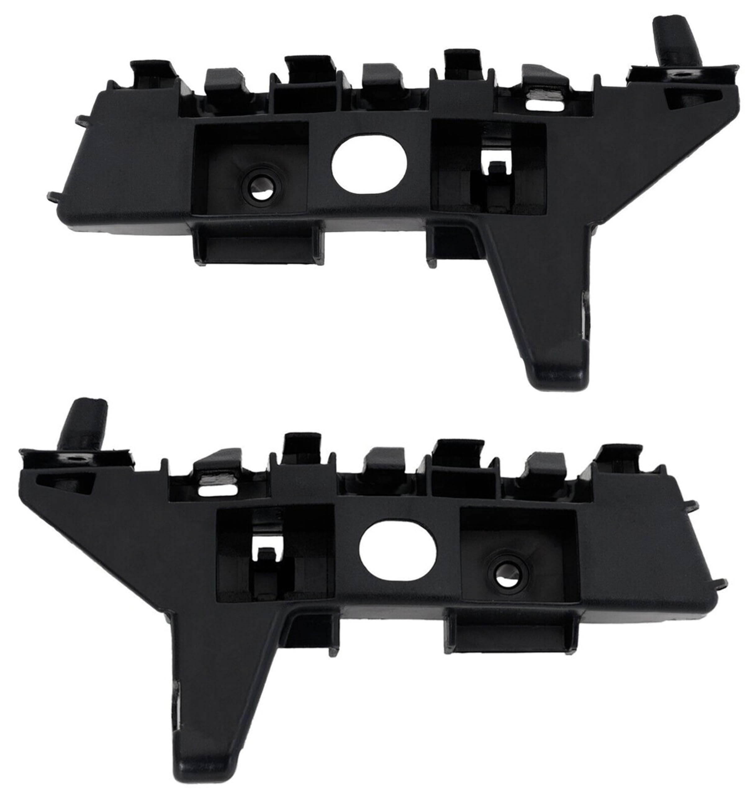 DAT AUTO PARTS Front Driver & Passenger Side SET OF 2, Bumper Cover Spacer Retainer, 22-26 Honda Civic Sedan & Hatchback, 25-26 Hybrid, Black Plast...