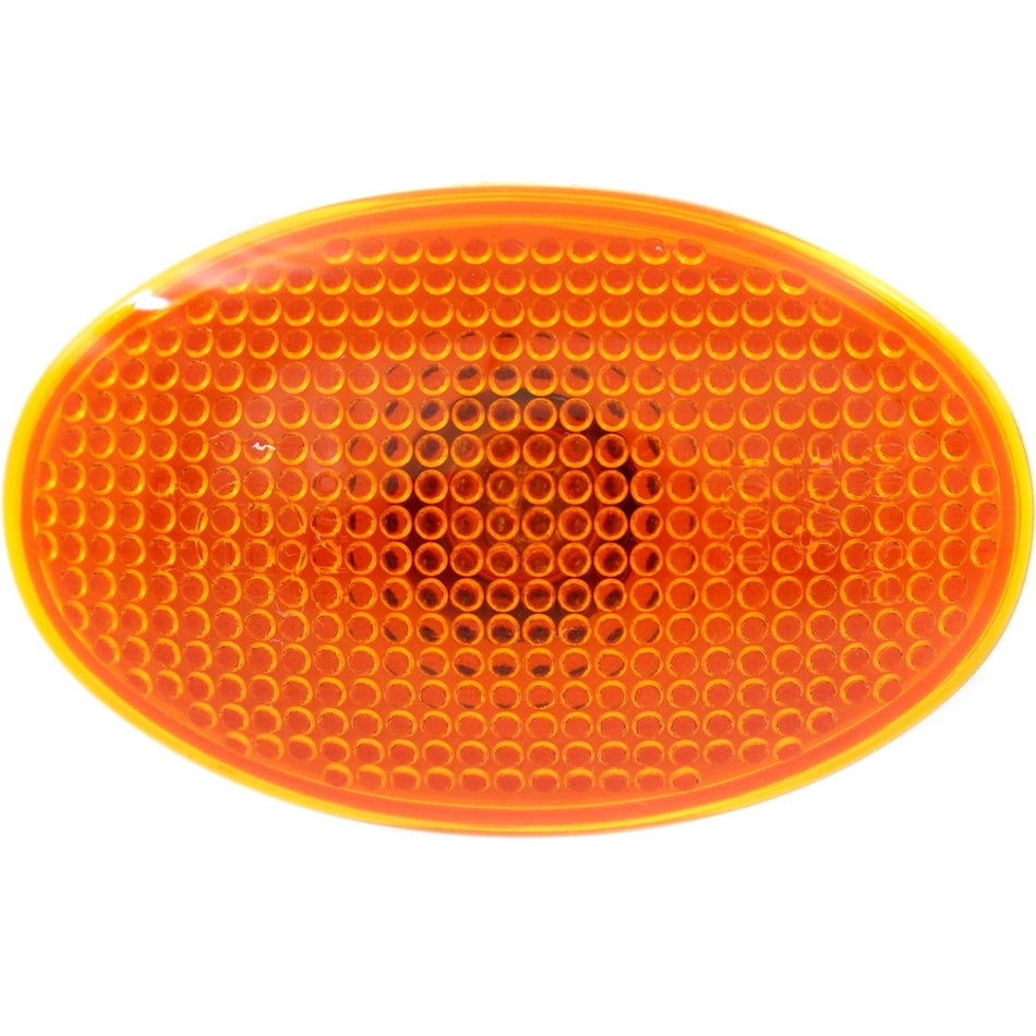 Rear Driver & Passenger Side, SET OF 2, Side Marker Light Assembly, Fits 1999-2010 Ford Pickup Superduty, Front of Dually Fender, Plastic Orange Am...