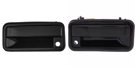 DAT AUTO PARTS Outside Front Left Driver and Right Passenger Side Door Handle Set of 2 Replacement for 1988-1994 Chevy and GMC Pickup Truck C/K Bla...