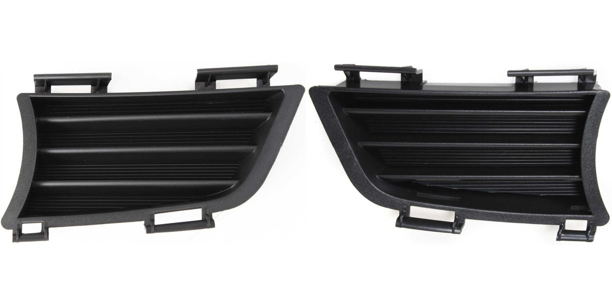 DAT AUTO PARTS Front Left Driver And Right Passenger Side Bumper Fog Light Hole Cover Grille Molding Trim Replacement For 2005 - 2008 Pontiac Vibe ...