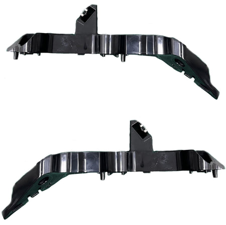 DAT AUTO PARTS Front Left Driver & Right Passenger Side, SET OF 2, Bumper Cover Bracket Retainer, 2019-2023 Ford Transit Connect, Black Plastic Tex...